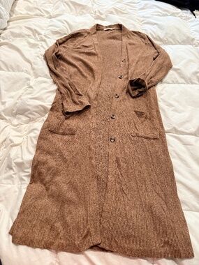 Cozy, lightweight duster